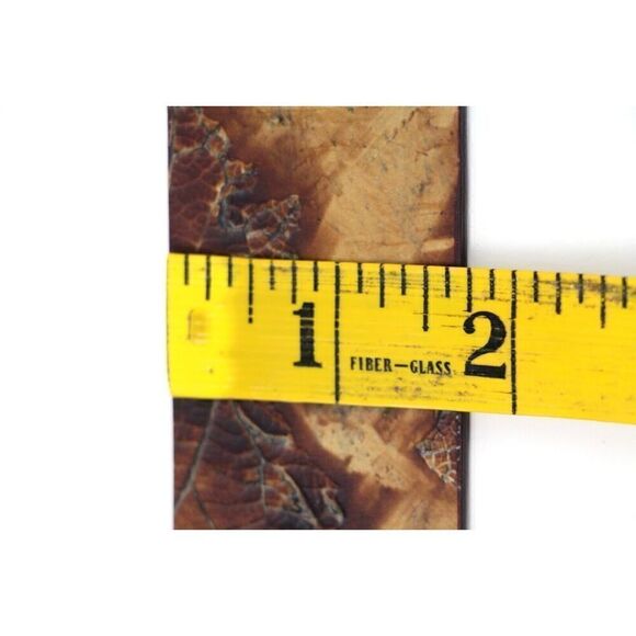 Olga Santini TOOLED BROWN GENUINE LEATHER 1 3/4\